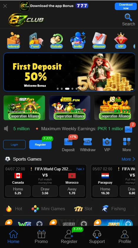 87 Club Game APK Download for Android in Pakistan Latest Version 2026