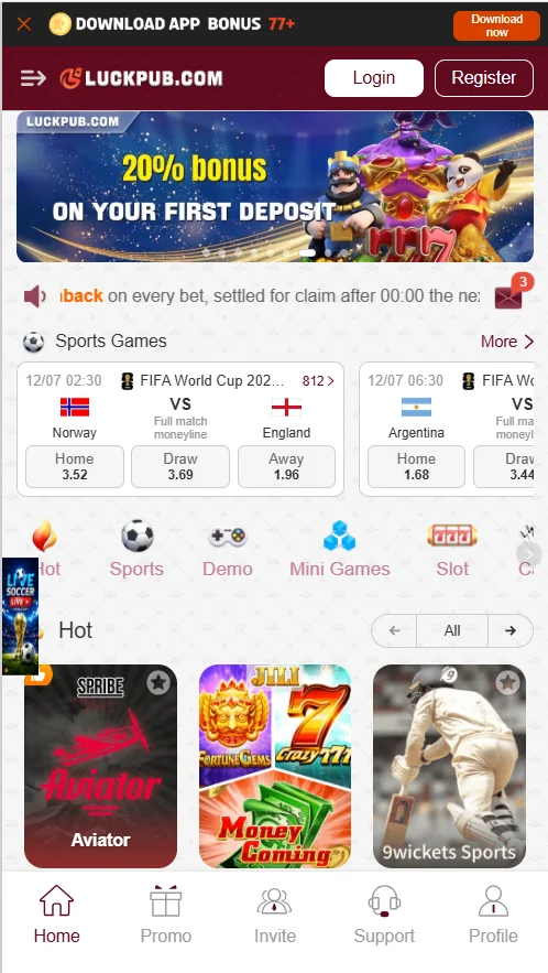LUCKPUB Casino game